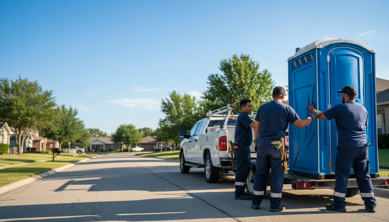 Portable Toilet Rental in Powell, TX near me